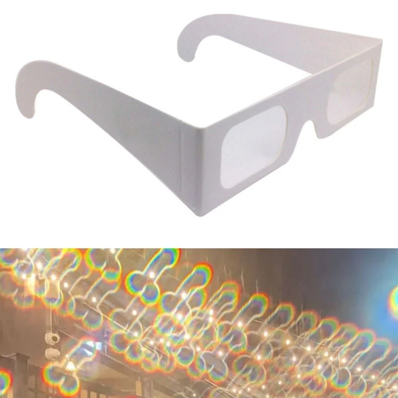 Papir 3D-briller Dick Diffraktion